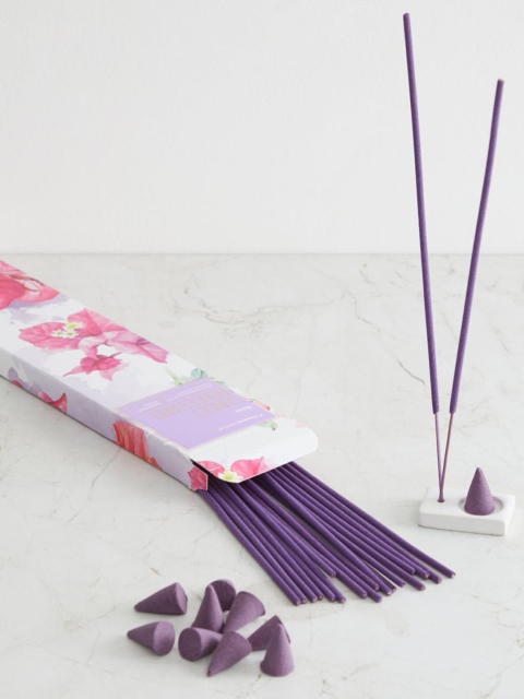

Home Centre Set of 31 Purple Pocket Incecense Stick with Holder, Multi