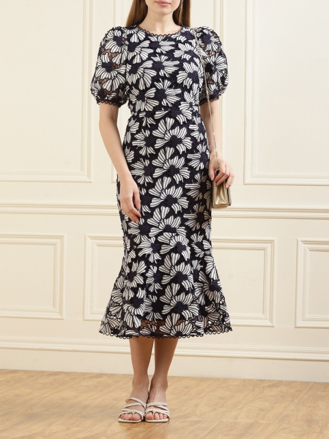 

Phase Eight Navy Blue Floral Maxi Dress