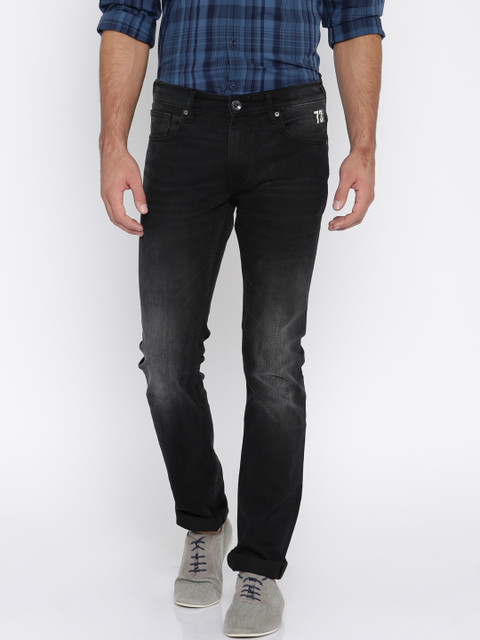 

Pepe Jeans Men Black Slim Fit Low Rise Clean Look Jeans