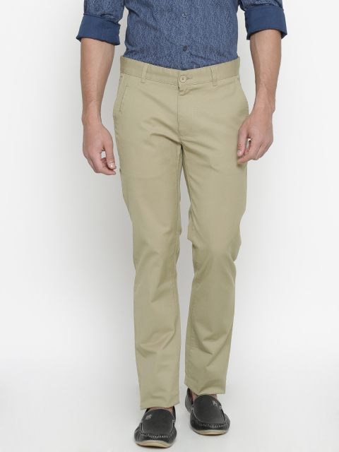 

United Colors of Benetton Men Beige Slim Fit Casual Trousers
