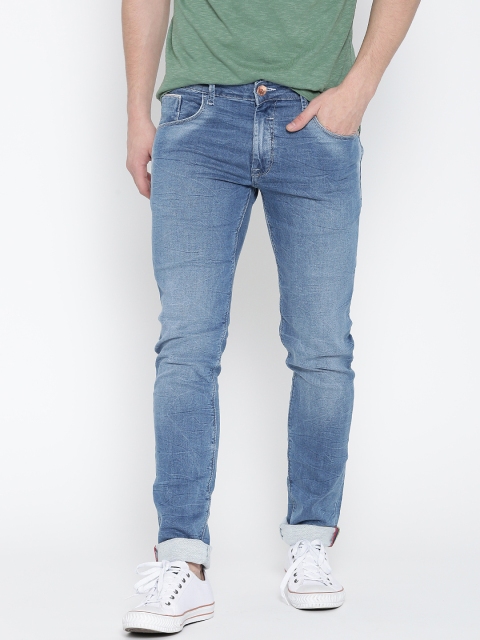 

United Colors of Benetton Men Blue Super-Skinny Stretchable Jeans