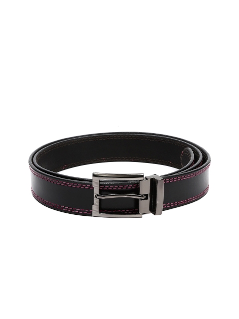 

WildHorn Men Black Genuine Leather Belt