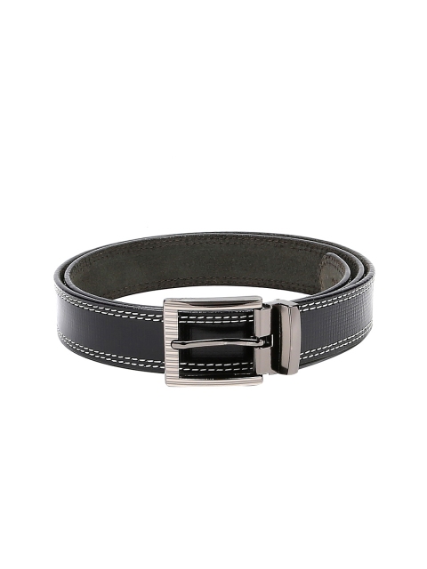 

WildHorn Men Black Genuine Leather Belt