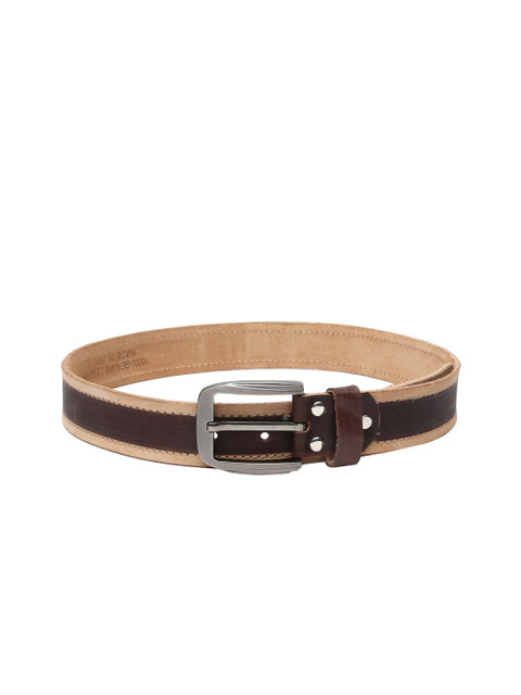 

WildHorn Men Brown Genuine Leather Belt