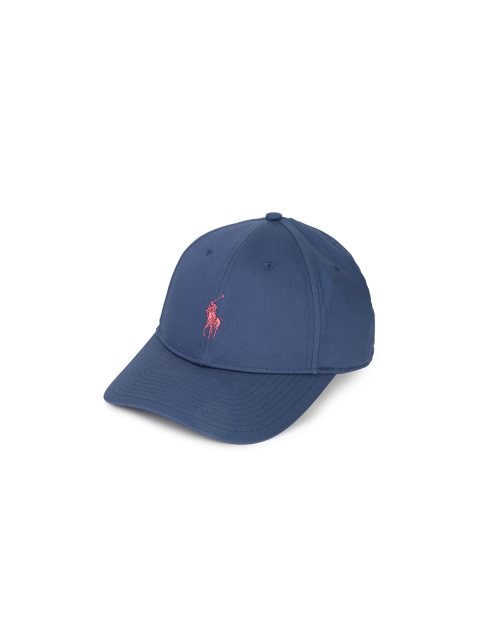 

Polo Ralph Lauren Men Navy Blue & Pink Logo Baseball Cap
