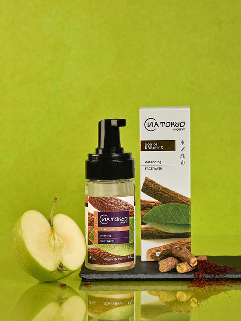 

VIA TOKYO ORGANIC Licorice & Vitamin C Foaming Face Wash 100 ml, Na