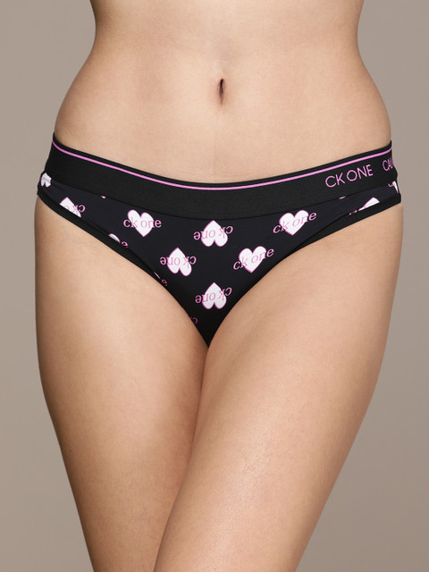 

Calvin Klein Underwear Women Black & Pink Printed Hipster QF5746ADW2H