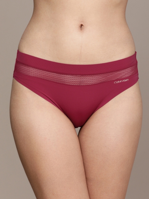 

Calvin Klein Underwear Women Purple Solid Bikini Briefs