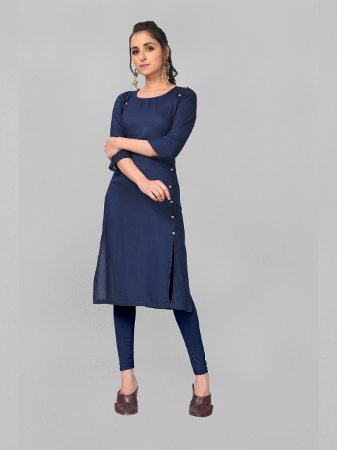 

Fashion FRICKS Women Blue Kurta