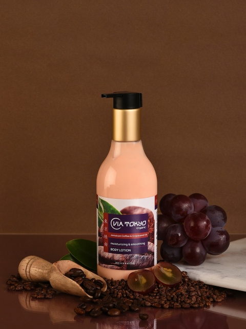 

VIA TOKYO ORGANIC Jamaican Coffee & Grapeseed Oil Body Lotion 285ml, Na