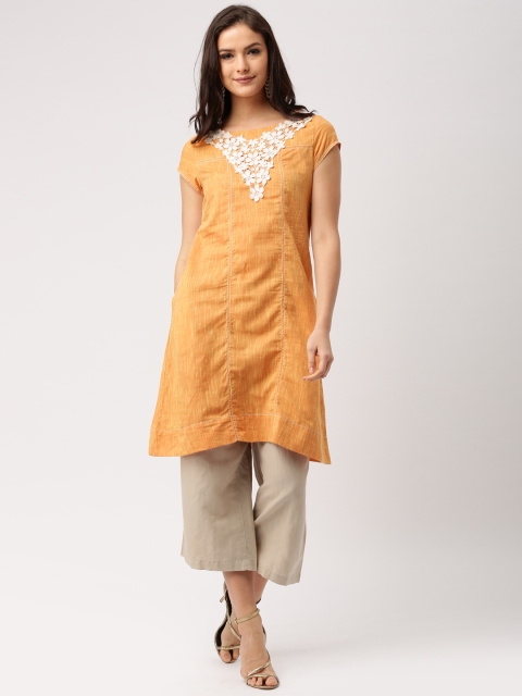 

IMARA Fusion Mustard Yellow Tunic