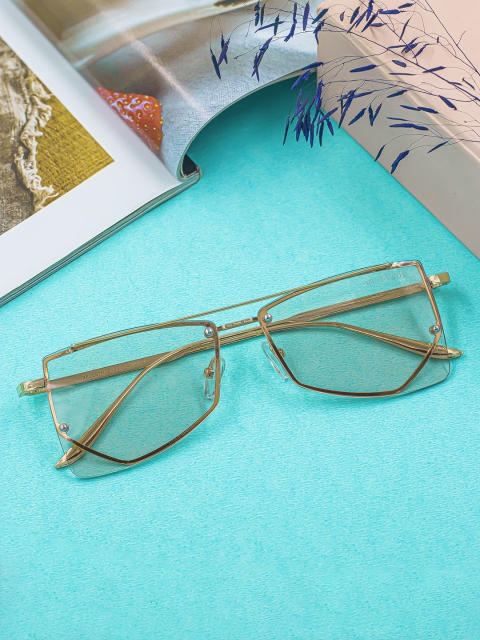 

Bellofox Unisex Peach Lens & Gold-Toned Other Sunglasses