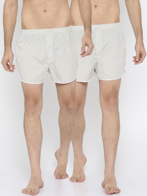 

Liberty Men Pack of 2 Pure Cotton Boxers, White