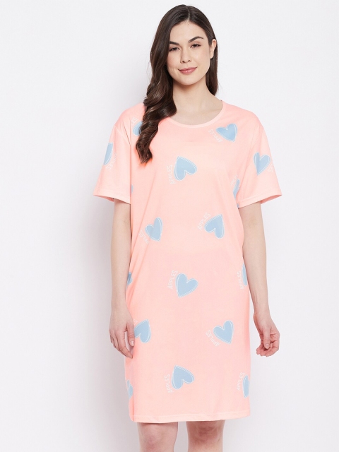 

Camey Pink Printed Nightdress