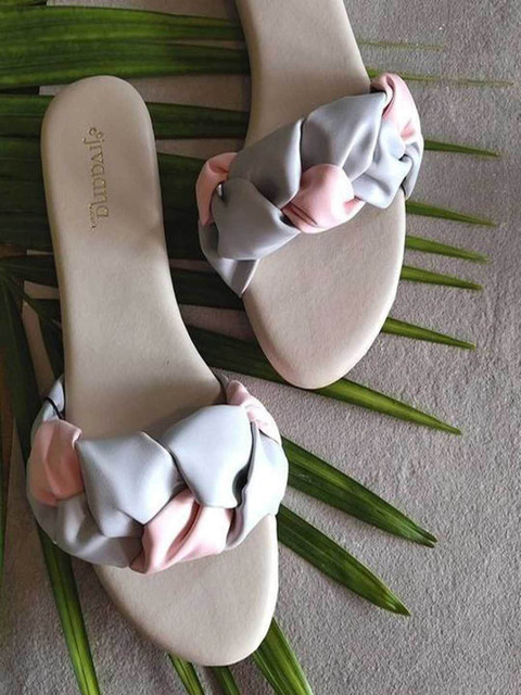 

Shoetopia Girls Cream-Coloured Printed Ballerinas with Bows Flats