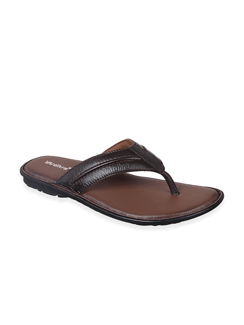 

Vardhra Men Brown Leather Comfort Sandals