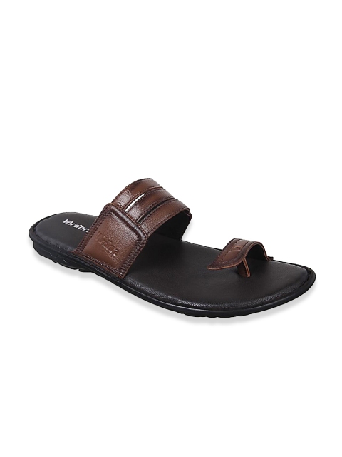 

Vardhra Men Tan Brown Leather Comfort Sandals