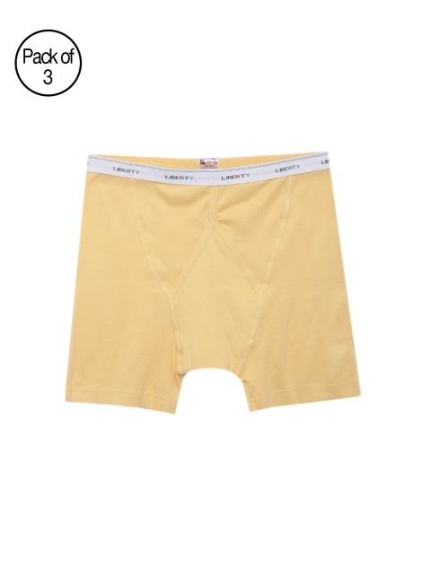 

Liberty Pack of 2 Cream-Coloured Solid Trunks MT07_95