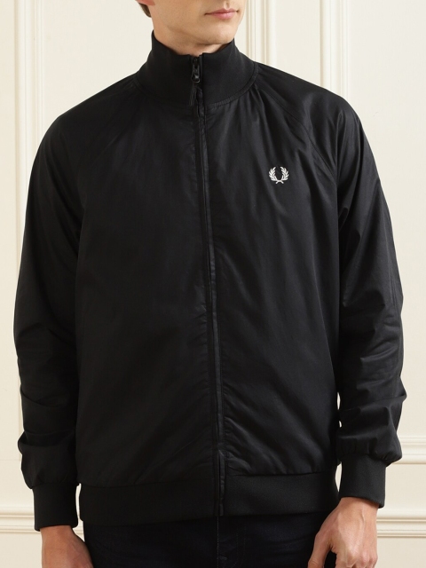 

Fred Perry Men Black Solid Sporty Jacket