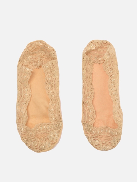

Trendyol Women Pack of 2 Beige Lace Ballet Socks