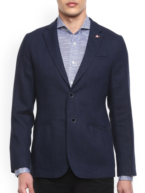 

Ted Baker Men Navy Blue Tailored Jacket