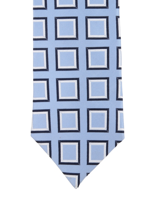 

Alvaro Castagnino Blue Silk Printed Tie