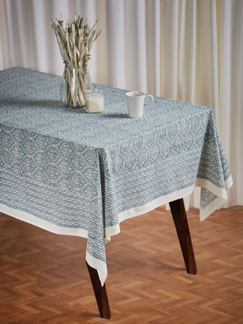 

Fabindia Blue & White Printed Cotton 2-Seater Table Covers