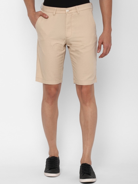 

Allen Solly Men Khaki Slim Fit Cotton Shorts