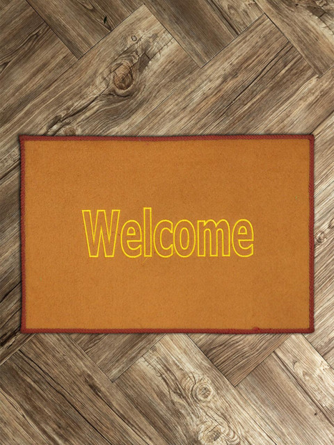 

Florida Mustard Printed Rectangular Anti Skid Doormats