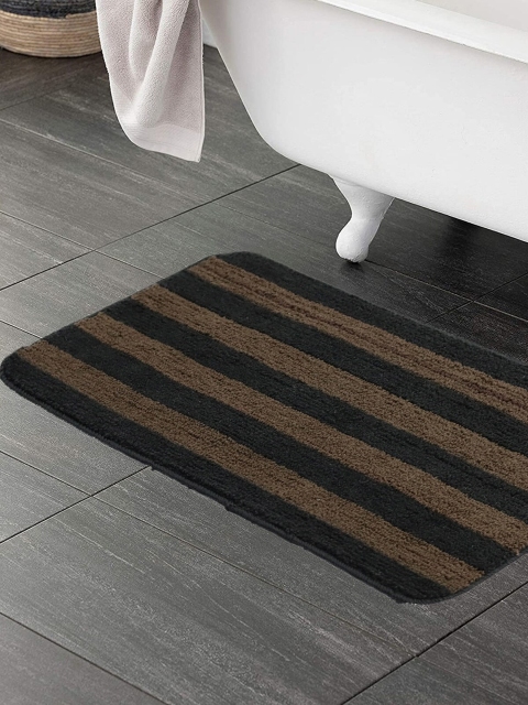 

Florida Brown Striped Anti Skid Door Mat