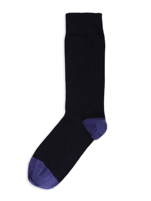 

Ted Baker Men Navy Blue Solid Cotton Calf-Length Socks