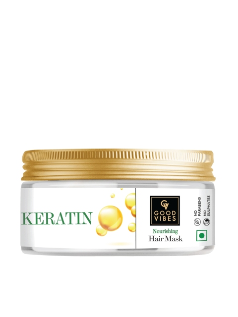 

Good Vibes Keratin Nourishing Hair Mask - 200 g, White