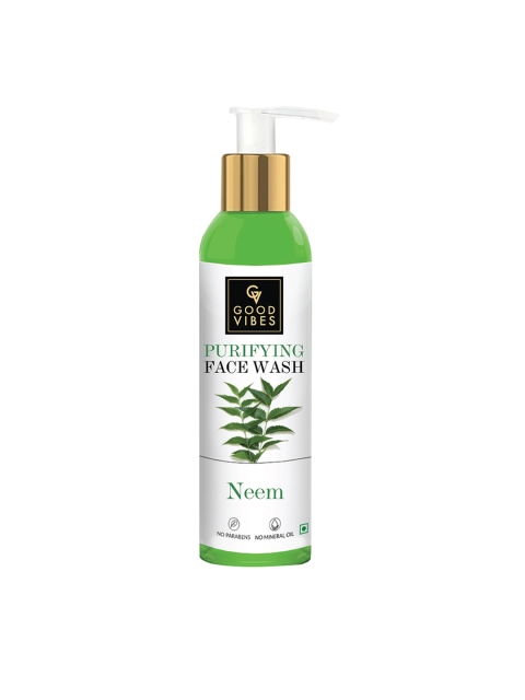 

Good Vibes Neem Purifying Face Wash (200 ml), Transparent