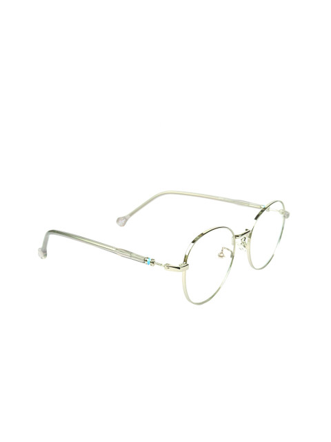

Floyd Unisex Clear Lens & Silver-Toned Round Sunglasses 35039_Sil_Sil
