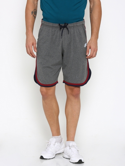 

FILA Men Charcoal Grey Sports Shorts
