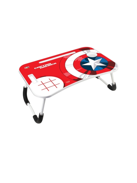 

ITOYS Unisex Kids Orange & White Printed Foldable Laptop Table