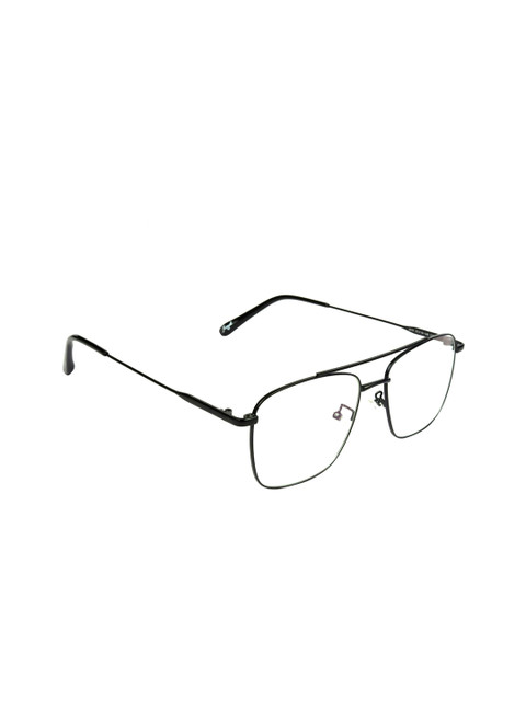 

Floyd Unisex Clear Lens & Black Square Sunglasses with UV Protected Lens