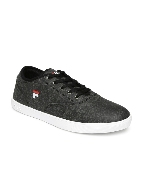 

FILA Men Charcoal Grey REMEDIO Sneakers, Black