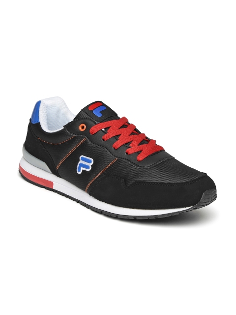 

FILA Men Black Solid Orazio Pplus 4 Regular Sneakers