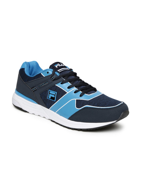 

FILA Men Navy Blue Colourblocked Durvin Regular Sneakers
