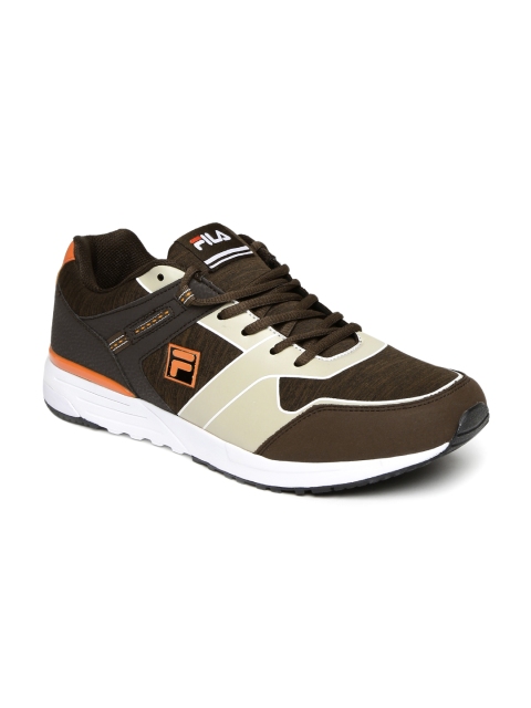 

FILA Men Brown & Beige Colourblocked DURWIN Sneakers