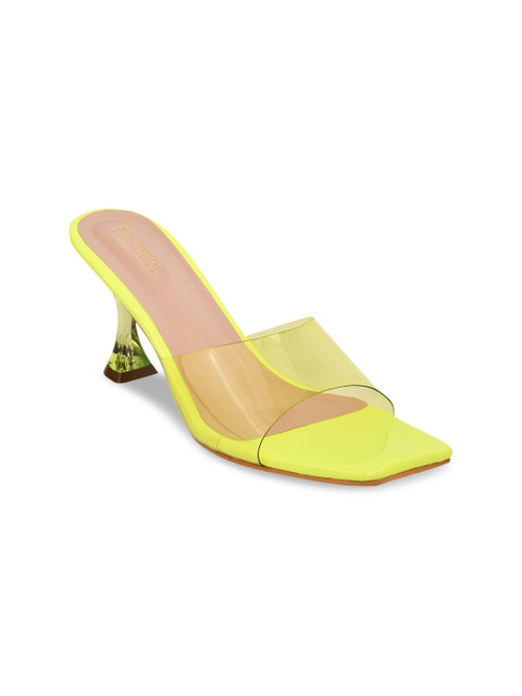

Stelatoes Fluorescent Green Slim Sandals