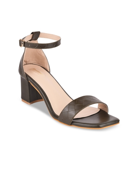 

Stelatoes Women Green PU Block Heels