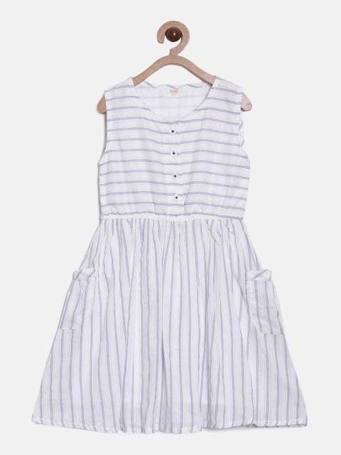 

Aomi Blue Striped Dress
