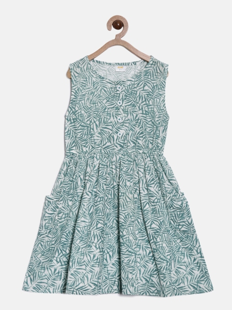 

Aomi Teal Floral Dress