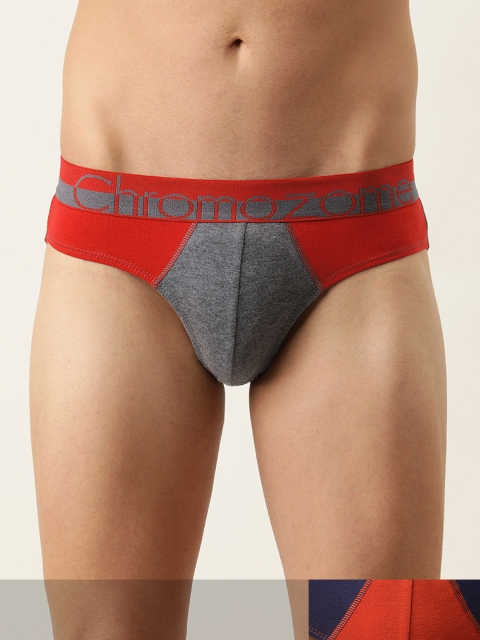 

Chromozome Men Pack of 2 Colourblocked Briefs 8902733558167-V80, Multi