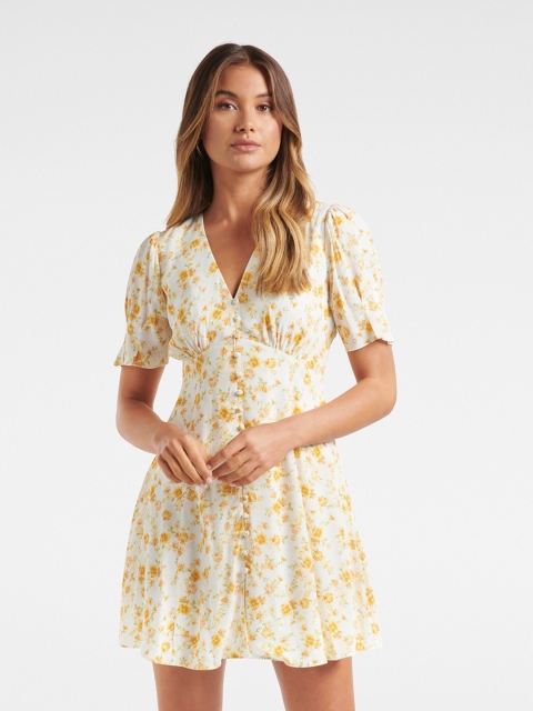 

Forever New White Floral Dress