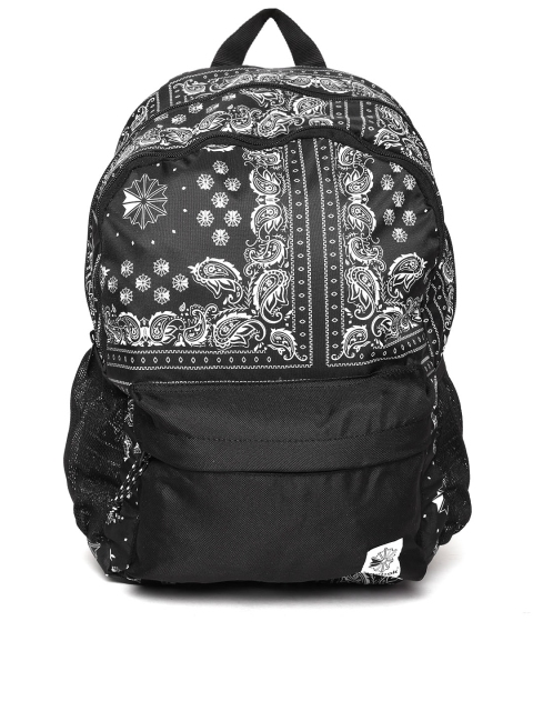 

Reebok Unisex Black CL FO BNDNA Printed Laptop Backpack
