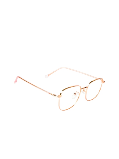 

Floyd Unisex Clear Lens & Gold-Toned Square Sunglasses & UV Protected Lens 35048_Rgld_Blk