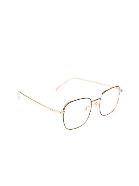 

Floyd Unisex Clear Lens & Gold-Toned Square Sunglasses with UV Protected Lens